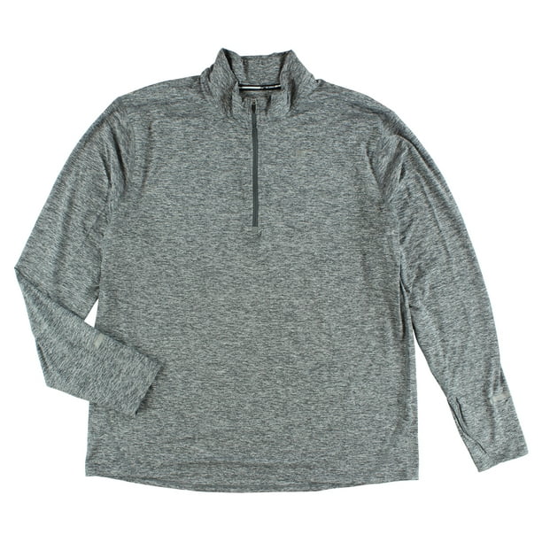 Nike - Nike Mens Dri Fit Element Half Zip Long Sleeve Running Top Heather Grey - Walmart.com