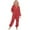 Red, variant on UJNDER Women's Fuzzy Hoodie Jumpsuit Pajamas Long Sleeve Romper Warm Winter Pajamas for Women Green S