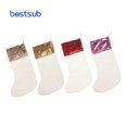 thumbnail image 2 of BestSub regalo personalizado niños Feliz árbol de Navidad decorado calcetín en blanco sublimación lentejuelas calcetines de Navidad, 2 of 4