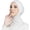 White, variant on Miaocao Women Slouchy Beanies Cap Soft Hijab Cap Under Scarf for Women Muslim Jersey Hijab Undercaps(1PC/2PC)