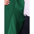 thumbnail image 6 of DARING DIVA Women's Plus Blazer Business Open Front Work Office Jacket 3X Dark Green, 6 of 6