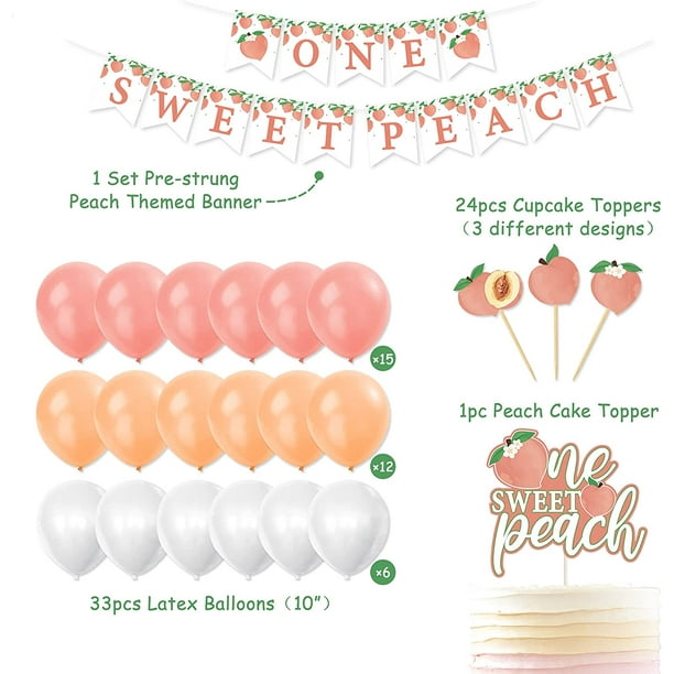 Princess Peach Party Decorations Princess Peach Birthday Party Supplies for  Girls Party Decorations and Daisy Party Favors Including Cake Decorations  Cupacke Toppers and Tablecloth Backdrop Banner, Banners -  Canada