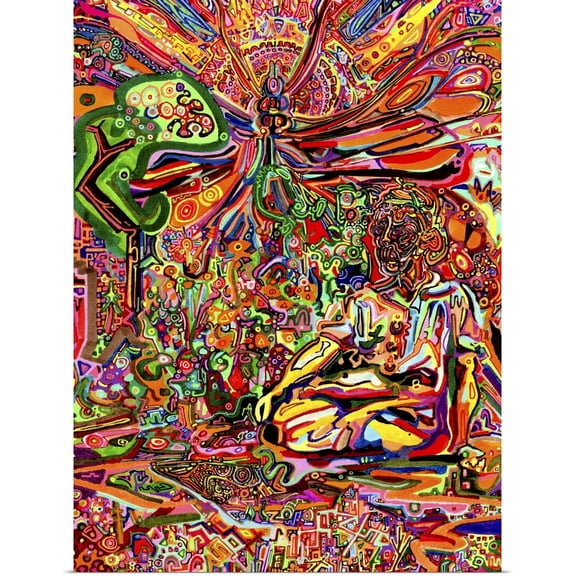 Great BIG Canvas | Rolled Josh Byer Poster Print entitled Butterfly Rising