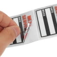 thumbnail image 2 of MOVTOTOP 1 Roll of Car Oil Change Maintenance Service Decal Remind Car Window Label Sticker Oil Change Sticker, 2 of 8