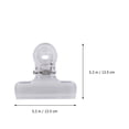 thumbnail image 2 of 10pcs Binder Clips Plastic Paper Clamps School Office Supplies File Clips, 2 of 7