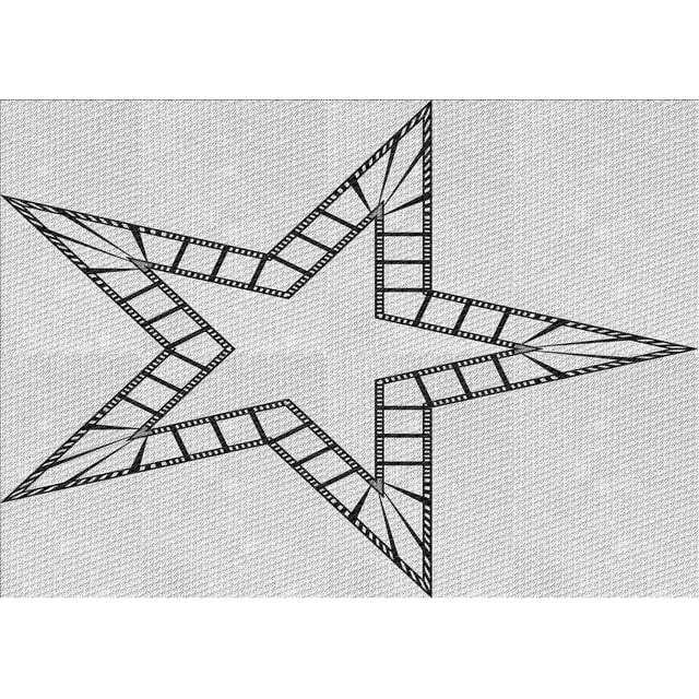 Ahgly Company Machine Washable Indoor Rectangle Transitional Platinum Gray Area Rugs, 7' x 10'