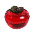 thumbnail image 1 of Figura de caqui de cristal, artesanía, adorno para el hogar, regalos de inauguración de la casa, elegante Rojo, 1 of 9