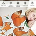 thumbnail image 3 of Creowell Fox Blanket Gift - Cute Blankets for Girls & Boys - Orange Soft Fuzzy Throw for Couch, Office, 3 of 6