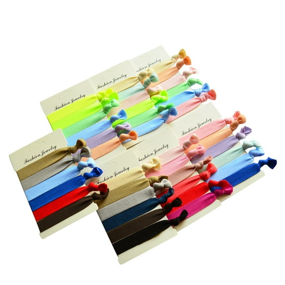 50 Pcs Hair Ribbons Elastifc Girls Hair Tie Hair Ties for Ponytails Goody Hair Clips for Women Elastic Hair Tie Miss