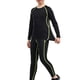 thumbnail image 1 of Minnieouse Ropa interior térmica de manga larga para niños, ropa interior térmica de manga larga para niñas, ropa deportiva cálida de otoño conjuntos de ropa Negro y verde/delgado veintiséis, 1 of 6