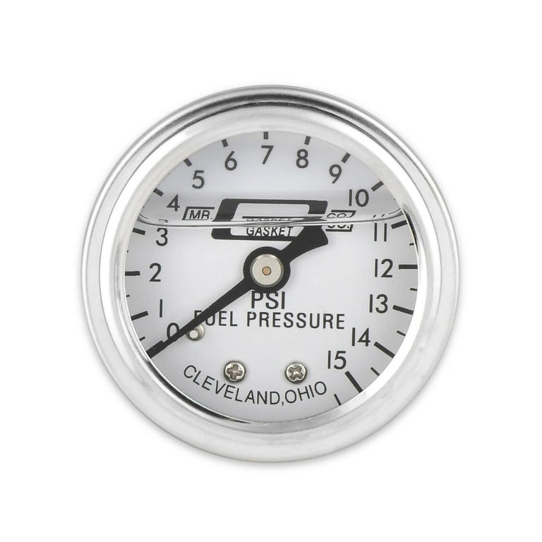 Mr. Gasket Fuel Pressure Gauge w/3/8 Mr. Gasket Fuel Pressure Gauge w/3/8