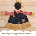 thumbnail image 3 of Gaggleville Scarecrow Goose Outfit, Fits Large 23" H Statue by Fox Valley Traders, 3 of 6