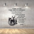 thumbnail image 2 of The More I See Of Deer Quote Hunting Hunter Huntsman Hunt Forest Animal Animals Quotes Wall Decal Sticker Vinyl Art Mural for Girls / Boys Home Room Walls Bedroom House Decor Decoration (30x30 inch), 2 of 3