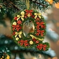 thumbnail image 5 of Christmas Tree Ornaments 2D Acrylic Monogram Pendants With Santa Hat 26 Letters For DIY Crafts And Home Decor, 5 of 5