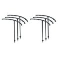 thumbnail image 1 of 6 anillos de soporte para plantas, jaulas para plantas, herramientas de jardinería, soporte para plantas de exterior, enredaderas, rosas, trepadoras, 14 cm x 15 cm, 1 of 8