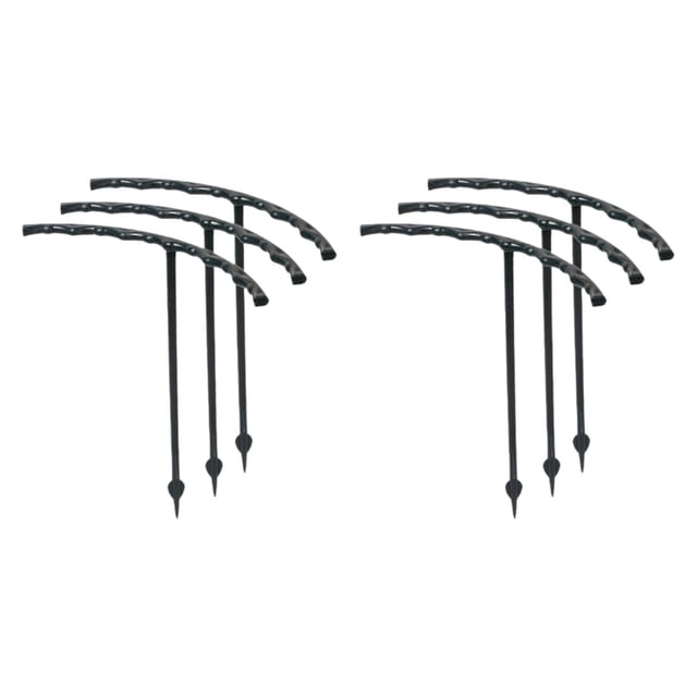 6 anillos de soporte para plantas, jaulas para plantas, herramientas de jardinería, soporte para plantas de exterior, enredaderas, rosas, trepadoras, 14 cm x 15 cm