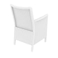 thumbnail image 2 of Compamia California Resin Wickerlook Patio Chair in White, 2 of 10