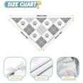thumbnail image 6 of Dog Bandana 2 Pack,Pawprints Argyle Bandanas for Dogs,Cat Bandana,Small/ Large Dog Bandana 2 Size,Dog Bandanas, 6 of 6