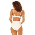 thumbnail image 2 of Catalina - Women's Ribbed Elongated Underwire Bikini Swimsuit Top, 2 of 3