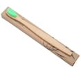 thumbnail image 2 of Bamboo Toothbrush Biodegradable Soft Eco friendly Nylon Bristles 6 Colors Toothbrushes(Green), 2 of 5