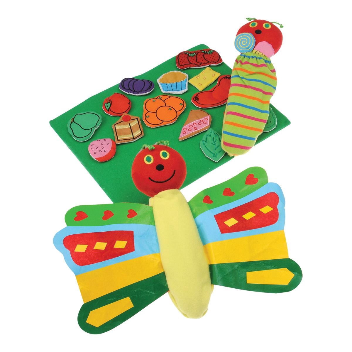 Kaplan Early Learning Company Friendly Caterpillar Story Props and Book