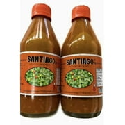Santiago Hot Sauce Red Piquin Peppers From Mexico 8.5oz 2 Pack
