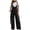 Black, variant on Jumpsuits for Women Suede Fringe Western Outfits Wide Leg Suede Overall Adjustable Straps Cargo Overalls with Pockets(Wine, XXL)