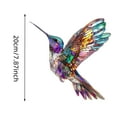 thumbnail image 3 of Hummingbird Suncatcher, Fashion Humming Bird Sun Catcher for Windows Hanging, Acrylic Spirit Birds Indoor Outdoor Decoration, Colorful Hummingbird Ornament for Bird Lovers&nbsp;, 3 of 5