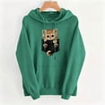 thumbnail image 5 of Frostluinai Graphic Hoodies for Women Oversized Sweatshirts Drawstring Long Sleeve Drop Shoulder Pullover Lightweight Soft Fall Clothes with Pokcet S-XXL, 5 of 5