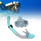 thumbnail image 5 of Conjunto de snorkel seco, equipo de máscara de buceo, equipo de snorkel antifugas para hombres y mujeres Azul verde, 5 of 8