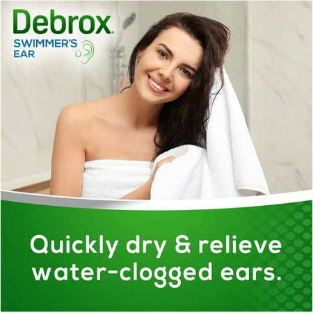 Debrox Swimmer's Ear Relief Ear Drying Drops - 1.0 Fl Oz (Pack of 12)