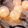 thumbnail image 2 of Luces De Colores LED Bola De Plástico Navidad Año Nuevo Cadena De Luces Intermitentes Para Decoración, 2 of 5