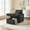 Black, variant on Morden Sleeper Chair with Hidden Storage Box, Multi-Functional Sofa Bed Chair with Phone Bracket, Chenille Single Futon Recliner for Living Room, Bedroom, Lake Blue