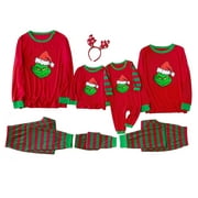 Anbech Family Christmas Pajamas Matching Pjs Set Mens Womens Toddler Sleepwear Nightwear