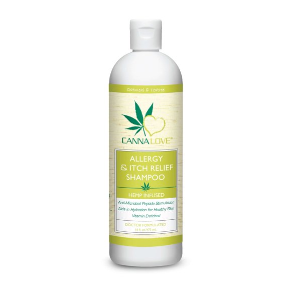 CannaLove Allergy Itch Relief Hemp Infused Dog Shampoo 1ea/16 oz