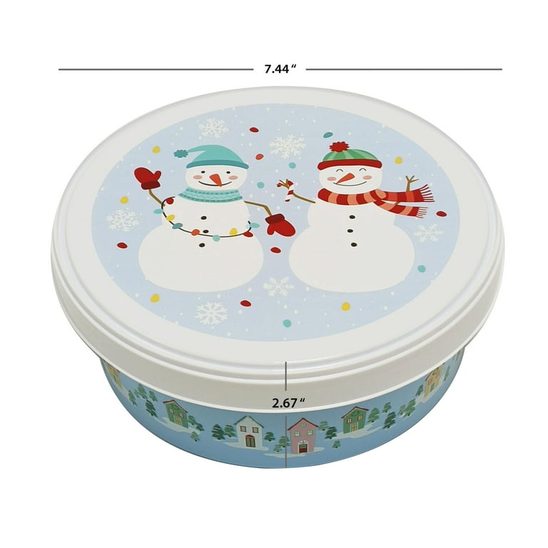 Holiday Home Christmas Cookie Container - Snowman, 1 ct - Kroger
