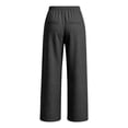 thumbnail image 6 of felwors Wide Leg Sweatpants Women Low Rise Baggy Sweatpants Y2K Drawstring Cotton Lounge Pants Womens Fall Fashion 2026 Dark Gray for Size XL, 6 of 6