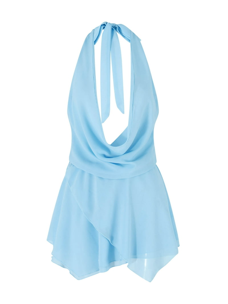 kendall and kylie crochet halter dress Boracay Halterneck Tie-Up Back Crochet Mini Dress Sand main image 1