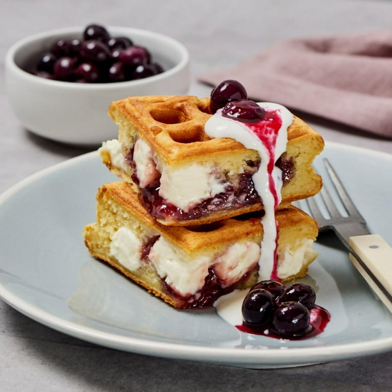 Curtis Stone on Instagram: Have you ever tried a blueberry cheesecake stuffed  waffle before? Well, I'm certain you'll want to after this. The best part  about using my stuffed waffle maker is