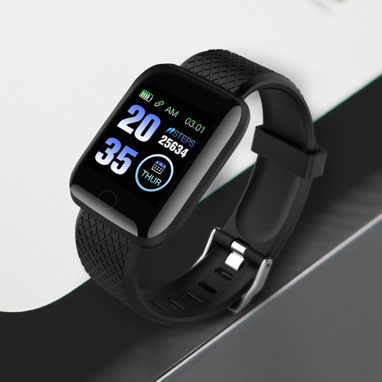Newly Upgraded Version 116 Plus Smart Watch 116Plus Multifunctional Sports Bracelet Smart Wristband Ip67 Fit Bit Smart Digital Wristwatches Black Walmart