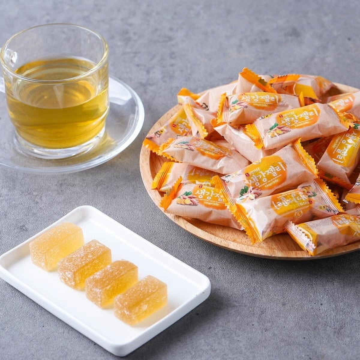AISAM Premium Korea Ginger Jelly 200g (7.04oz) - Pack of 4