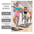 thumbnail image 3 of Disco De Equilibrio Hinchable Yoga Balance Mat Pvc 33 Cm Xtellar gris, 3 of 4