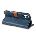 thumbnail image 5 of ChicShell Compatible with iPhone 16 Plus Wallet Case, PU Leather Flip Case with Card Holders RFID Blocking Shockproof Phone Cover, Blue, 5 of 7