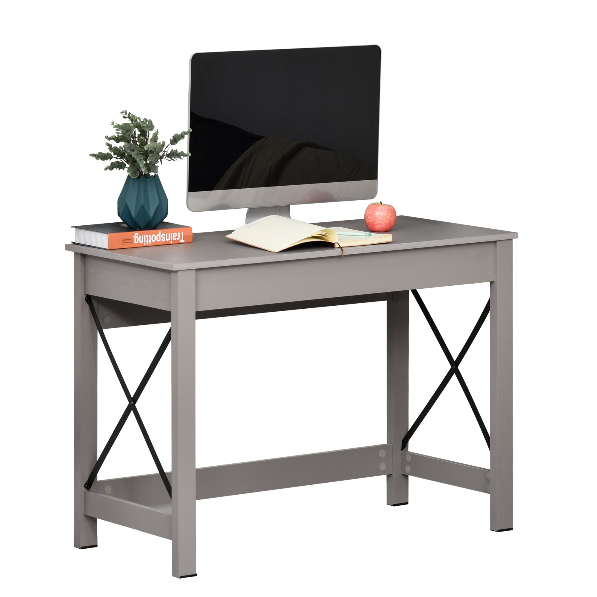 Rectangle Laptop Table Minimalist Style Home Office Computer