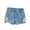 Blue, variant on ZACPNCV Little Girls Jeans Shorts Toddler Summer Casual Elastic Waist Denim Shorts Pockets Pull Up Pants Blue 5-6 Years