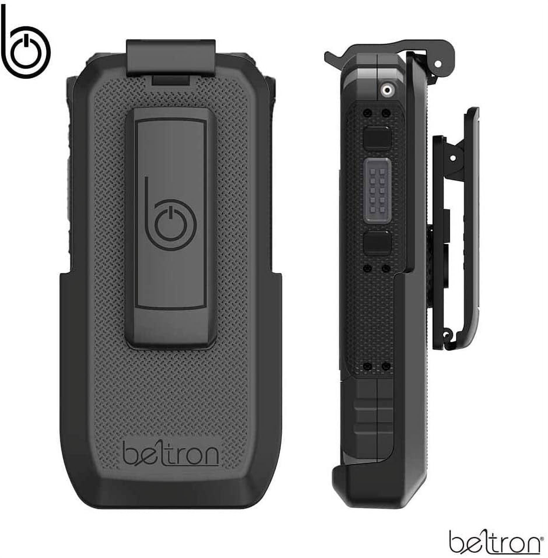 BELTRON Sonim XP5S Belt Clip, Heavy Duty Rotating Belt Clip Holster for Sonim XP5S XP5800 AT&T FirstNet Sprint Secure Fit & Quick Release Latch NOT for XP5 - Supports 2.25" Wide Duty Belt