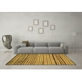 thumbnail image 3 of Ahgly Company Indoor Square Abstract Brown Modern Area Rugs, 3' Square, 3 of 4