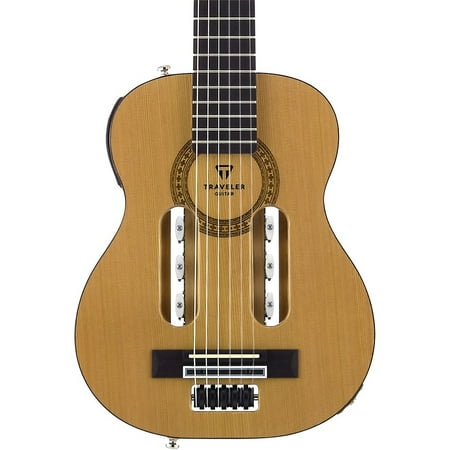 Traveler Ultralight Travel Guitar - Traveler Guitar Escape Classical Nylon-String Acoustic-Electric Guitar Natural