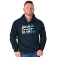 thumbnail image 5 of Autism Touches Us All Puzzle Piece Hoodie Sweatshirt Women Men Brisco Brands M, 5 of 6