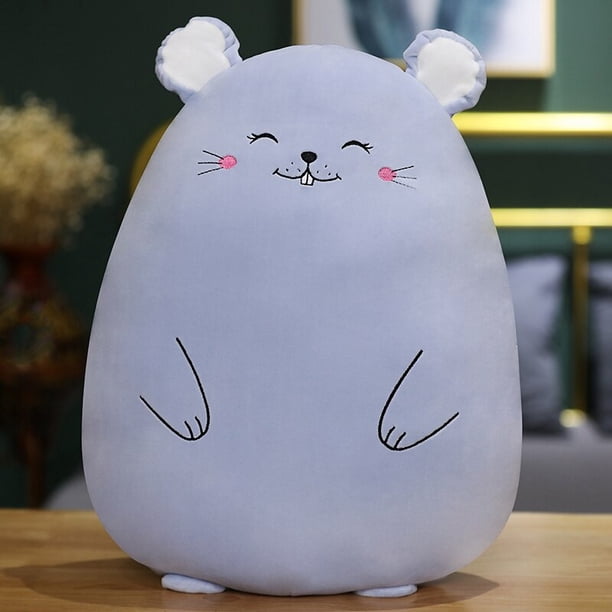Almohada de peluche super kawaii de 50cm/70cm para niños, perro, dinosaurio, cerdo, ratón, animales de peluche, siesta, juguetes shiba, regalos para bebés zhangmengya LED